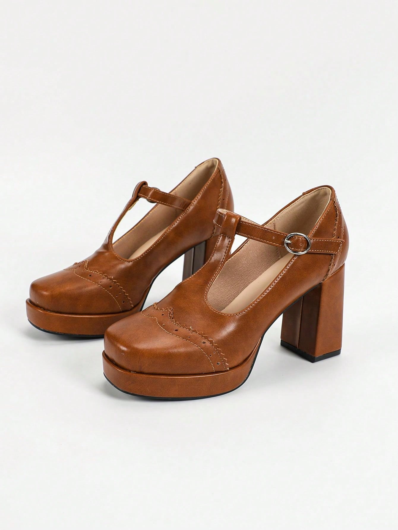 Upgrade your shoe game with our chic and comfortable women's square toe chunky heel dress shoes. Perfect for every occasion, these shoes provide both style and comfort. Go from the office to a night out with ease. You'll be the talk of the town. (But in a good way!)