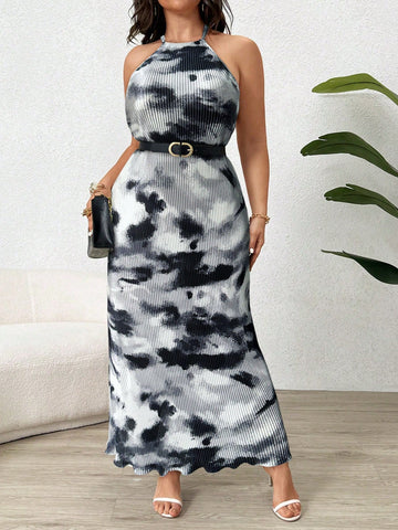 Introducing our Chic & Comfy: Plus Size Tie-Dye V-Neck Summer Dress, the perfect summertime essential. Made with soft and flowy material, this dress is designed to keep you cool and comfortable in style. The tie-dye pattern adds a trendy touch to any outfit. Available in plus sizes for a flattering fit. Upgrade your summer wardrobe now.