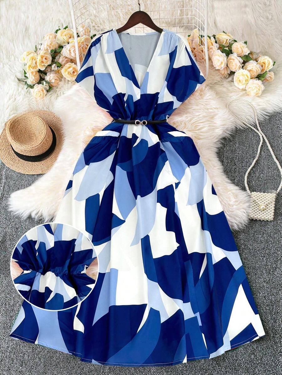 Step into sunshine with the Chic Court Retro Plus Size Sleeveless V-Neck Summer Dress! Flattering and fun, this dress offers a breezy fit and vintage flair that keeps you cool and stylish all day long. Perfect for garden parties or casual strolls, it’s your go-to for effortless charm and confidence.