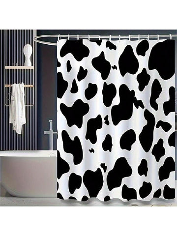 Transform your bathroom into a rustic farmhouse oasis with our Chic Cow Print Shower Curtain Set. Featuring a playful cow print design, this set adds a touch of quirky charm to your daily routine. Enjoy a stylish and refreshing shower experience like no other.