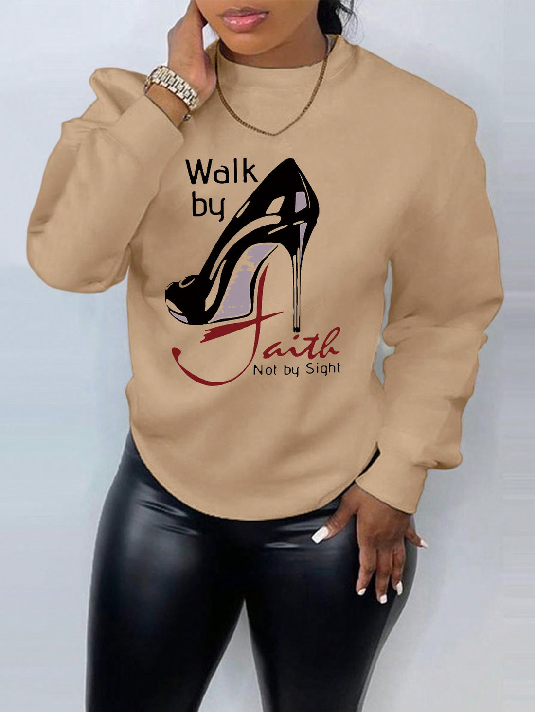 Stay stylish and snug this fall and winter with our Chic & Cozy sweatshirt. Featuring a graphic print design, this sweatshirt will keep you looking and feeling good. Made with quality materials, it keeps you warm while making a statement. Elevate your wardrobe and stay comfortable all season long.