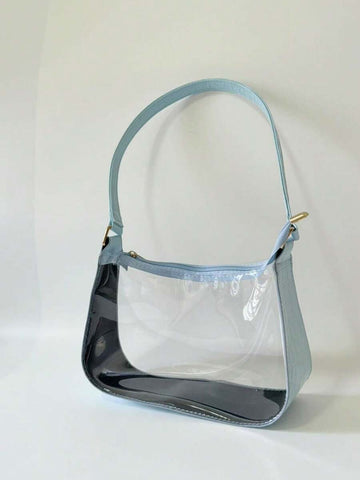 Turn heads at every concert and festival with this Chic Crocodile-Embossed Transparent PVC Baguette Bag. Its sleek, clear design lets your essentials shine while the croc-embossed texture adds a playful edge. Lightweight and easy to carry, it’s the perfect blend of style and function for your next music adventure.