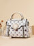 Chic Crown Style Shoulder Bag - Trendy Printed Handbag for Stylish Women