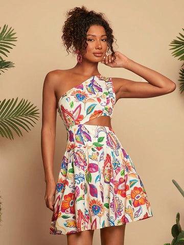 Step into summer fun with this Chic Cut-Out Floral Mini Dress! Its playful cut-outs and vibrant floral print make it the ultimate choice for beach days and festival vibes. Light and flirty, it keeps you cool while turning heads wherever you go. Perfect for dancing, lounging, or catching the sunset in style!