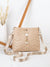 Chic Faux Pearl Crossbody Bag with Adjustable Strap & Stylish Car Stitching