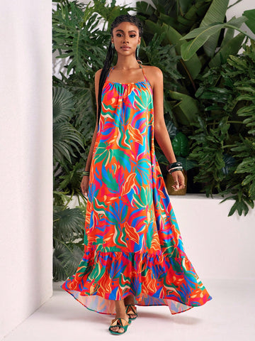 Add some summer flair to your casual outings or beach getaways with our Chic Floral Backless Spaghetti Strap Dress! This dress is both stylish and comfortable with its flowy design and alluring backless feature. Perfect for soaking up the sun and turning heads (but not too seriously). Get yours now!