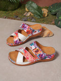 Step into summer bliss with our Chic Floral Criss-Cross Slides. These trendy sandals feature a thick sole for added comfort, making them perfect for all-day wear. With their stylish floral design and secure criss-cross straps, these slides are sure to elevate any summer outfit. Experience fashion and functionality with our must-have sandals.
