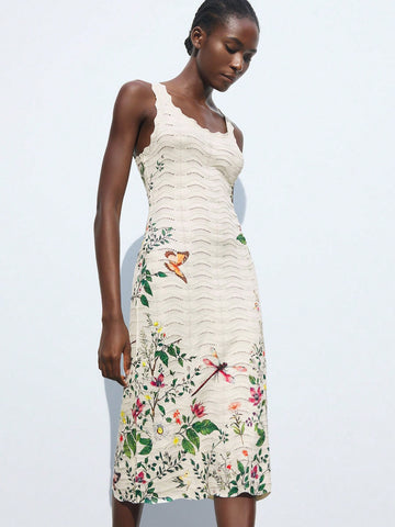 Embrace sunny days with this Chic Floral Dragonfly Summer Dress, perfect for garden parties and warm-weather fun. The delicate crochet sleeveless design keeps you cool while adding a touch of handcrafted charm. Lightweight and breezy, this dress combines flattering fit with whimsical dragonfly and floral details, making every outing feel like a joyful celebration in bloom.