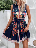 Add a touch of playfulness to your vacation and beach outings with our Chic Floral Print Belted Shirt Dress! The perfect mix of style and comfort, this dress will have you turning heads and feeling confident. With a vibrant floral print and a flattering belted waist, you'll be vacation ready in no time.