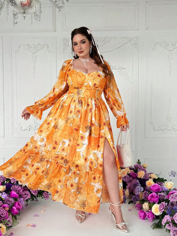 Elevate your fashion game with our Chic Floral Print Off-Shoulder Dress! The beautiful print and puff sleeves add a touch of elegance, while the off-shoulder design exudes a trendy French style. Perfect for any occasion, make a statement and stand out in this unique dress.