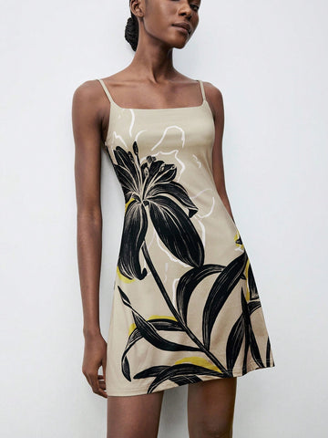 Step out in style with this Chic Floral Print Sleeveless Mini Dress, designed for effortless charm on any outing. Its vibrant floral pattern and breezy sleeveless cut make it perfect for warm days and lively nights. Flirty and fun, this mini dress lets you move freely while turning heads wherever you go. Dress it up with your favorite accessories and get ready to shine!