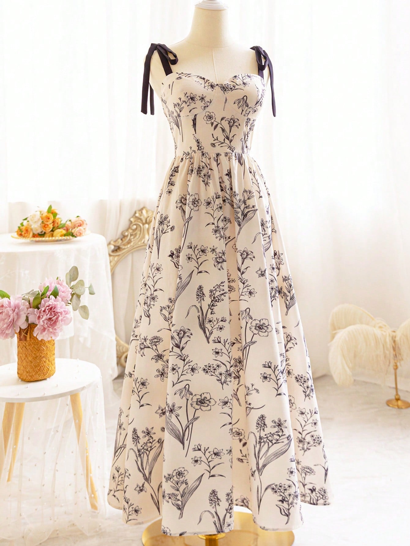 This Chic Floral Print Summer Dress is a must-have for any garden party or special occasion. Its vibrant floral print will make you stand out in style, while its light and airy fabric will keep you cool and comfortable. Perfect for those who want to make a statement with their fashion choices.