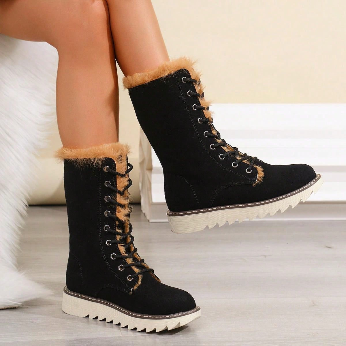 Stay stylish and warm this winter with our Chic Floral Skull Retro Winter Boots. Made with waterproof material, they'll keep your feet dry in any weather. The anti-slip design ensures you stay safe while the fur-lined interior provides maximum comfort. Perfect for both men and women.