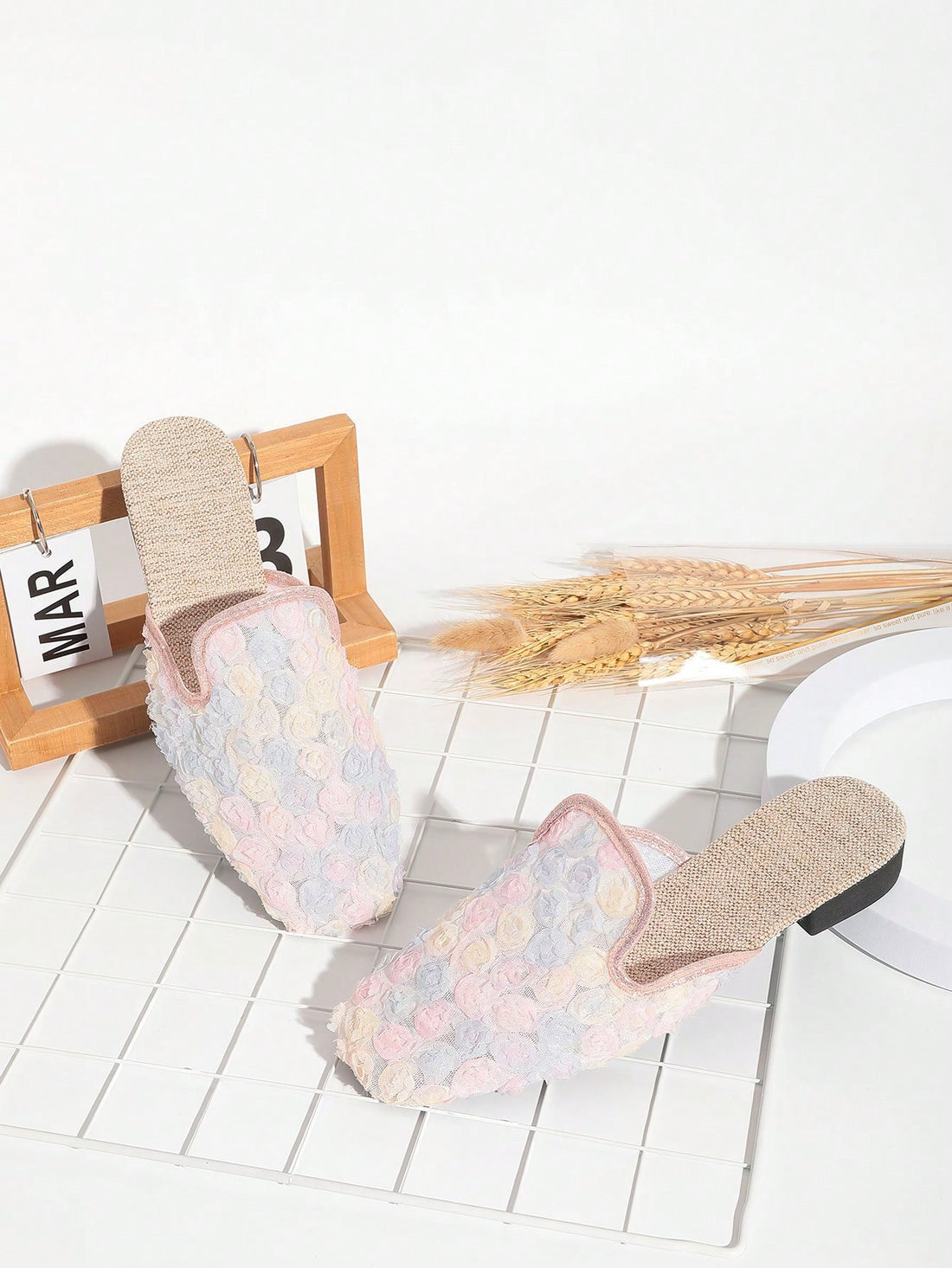 Add some flower power to your outdoor style with these Chic Floral Slip-On Slippers for Women! Featuring a colorful mid-heel design and breathable mesh, these sandals are perfect for any adventure. Slip them on and get ready to bloom wherever you go! (Pun intended)