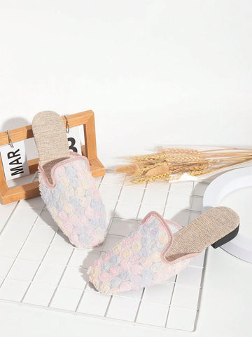 Add some flower power to your outdoor style with these Chic Floral Slip-On Slippers for Women! Featuring a colorful mid-heel design and breathable mesh, these sandals are perfect for any adventure. Slip them on and get ready to bloom wherever you go! (Pun intended)