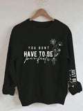 This Chic Floral Slogan Drop Shoulder Sweatshirt effortlessly combines style and comfort for a fashionable spring and autumn look. Featuring a chic floral design and a trendy slogan, this sweatshirt will keep you on-trend while keeping you cozy. Perfect for any casual occasion.