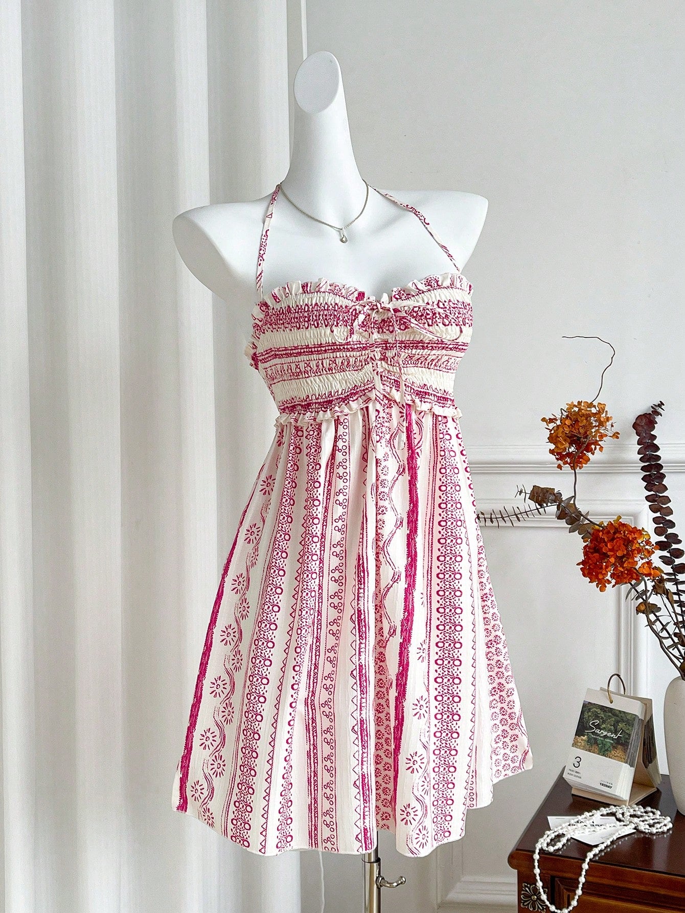 Step into summer with this playful floral striped vacation dress designed just for ladies who love fun and flair. Its vibrant stripes and delicate floral patterns create a lively look perfect for sunny days and beachside strolls. Lightweight and breezy, this dress keeps you cool while turning heads wherever you go. Embrace effortless style and make every vacation moment a little more colorful!