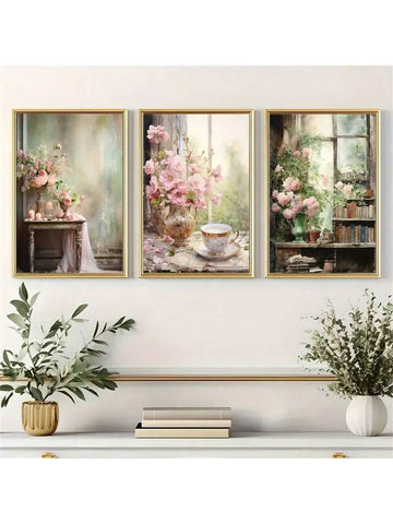Transform your space with our Chic Framed Canvas Art Set! These shabby-style treasures add a splash of personality to any living room, dorm, or café. Each piece brings that perfect touch of whimsy that says "I have excellent taste but don't take myself too seriously." Hang them together for maximum impact or scatter them around to spread the fun. Your walls have been waiting for this playful upgrade!