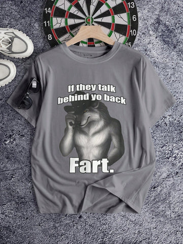 Get ready to make a statement with our Chic & Fun Men's Casual Dog Letter Print Short Sleeve T-Shirt! This trendy tee features a playful and stylish design, perfect for any dog lover. Made with high-quality materials, it offers both comfort and style in one shirt. (Woof-tastic!)