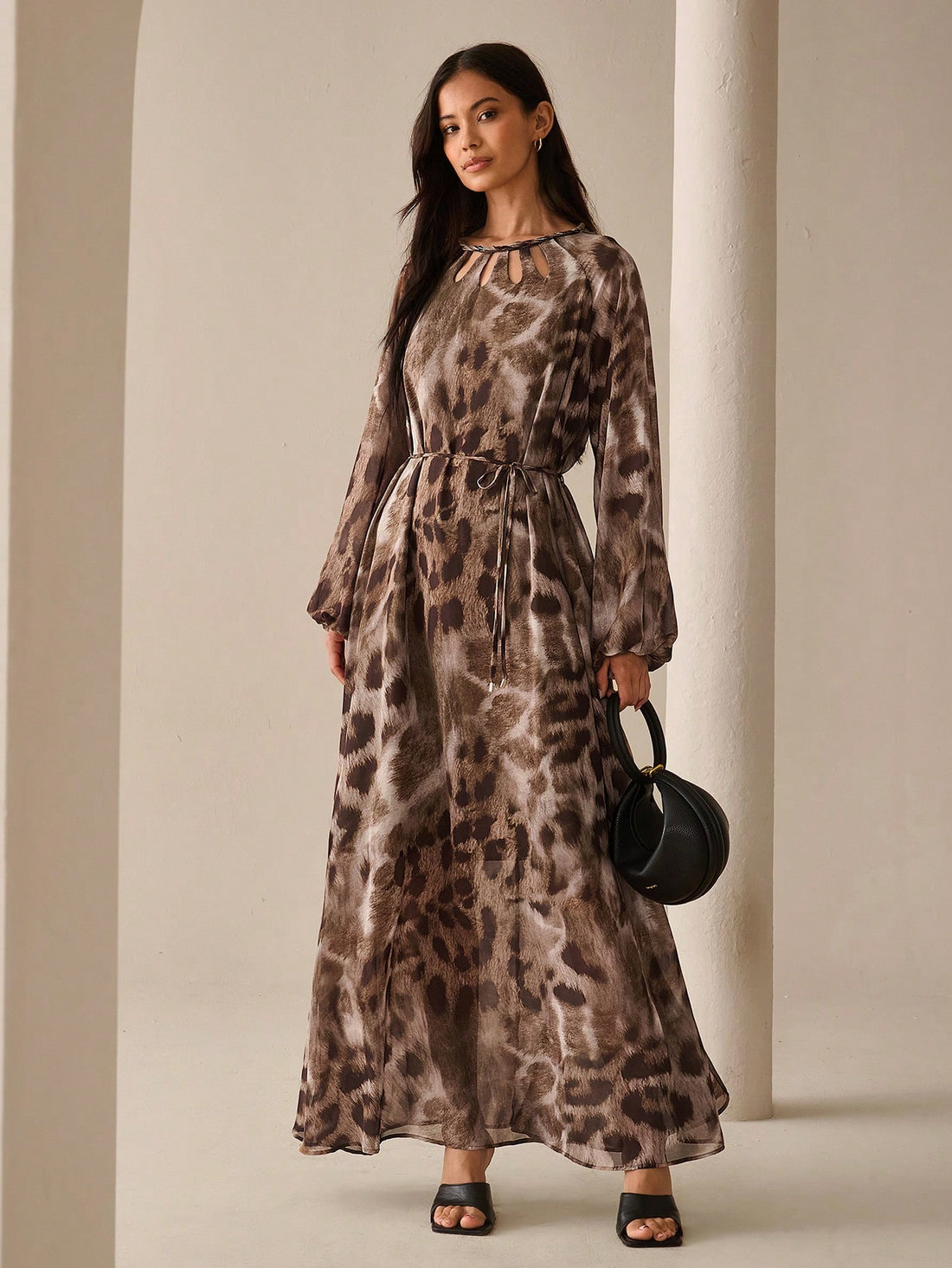 Step out in style with this chic handmade leopard print dress, designed to bring effortless urban elegance to your wardrobe. Its long sleeves add a touch of sophistication, while the bold print keeps things fun and playful. Perfect for turning heads whether you're out on the town or enjoying a casual day with flair.