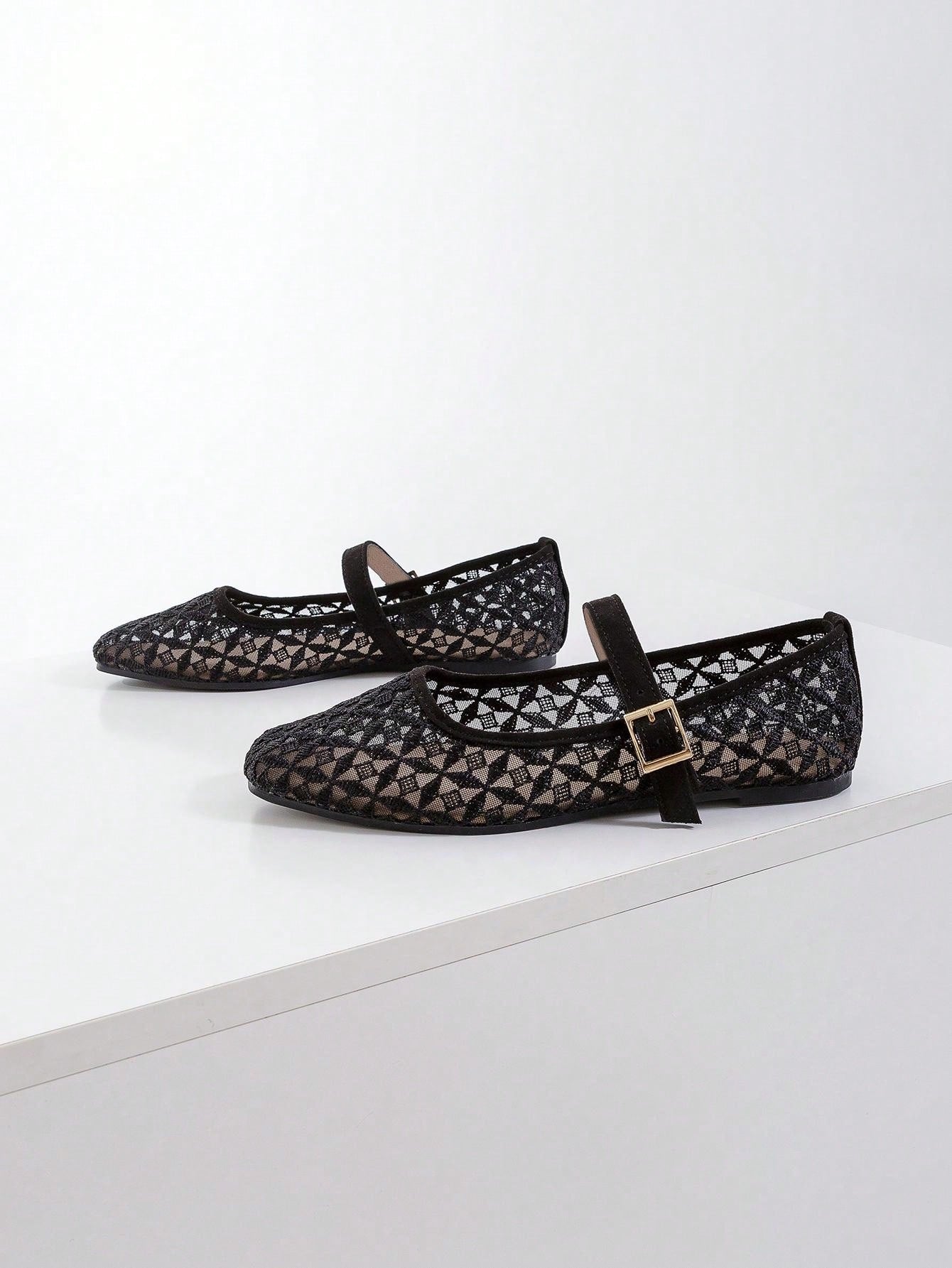 Introducing our Chic Hollow-Out Mesh Slip-On Loafers - the perfect addition to your wardrobe for effortless style. Made with breathable, mesh material, these loafers are perfect for any occasion, from casual outings to office wear. Slip on these chic and comfortable loafers, and elevate your fashion game instantly.