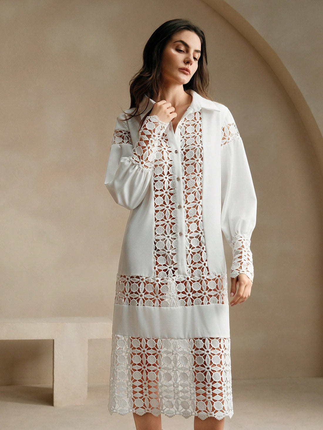 Step out in style on your next vacation with our Chic Hollow-Out Summer Dress. Perfect for effortless vacation style, this dress is designed to keep you cool and comfortable while making a fashion statement. The chic hollow-out design adds a touch of elegance, making it a must-have for any fashion-forward woman.