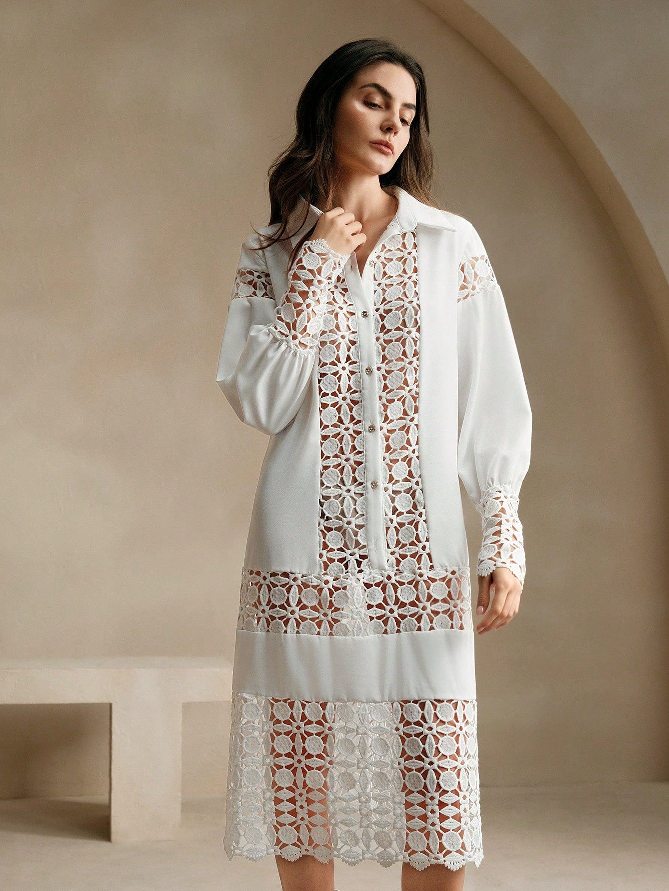 Step out in style on your next vacation with our Chic Hollow-Out Summer Dress. Perfect for effortless vacation style, this dress is designed to keep you cool and comfortable while making a fashion statement. The chic hollow-out design adds a touch of elegance, making it a must-have for any fashion-forward woman.