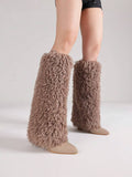 Step out in style with these chic knee-high faux fur boots designed just for women who love comfort and flair. Featuring a pointed toe and chunky heels, they add a playful edge to any outfit while keeping your feet cozy and supported. Perfect for turning heads and staying warm all day long!