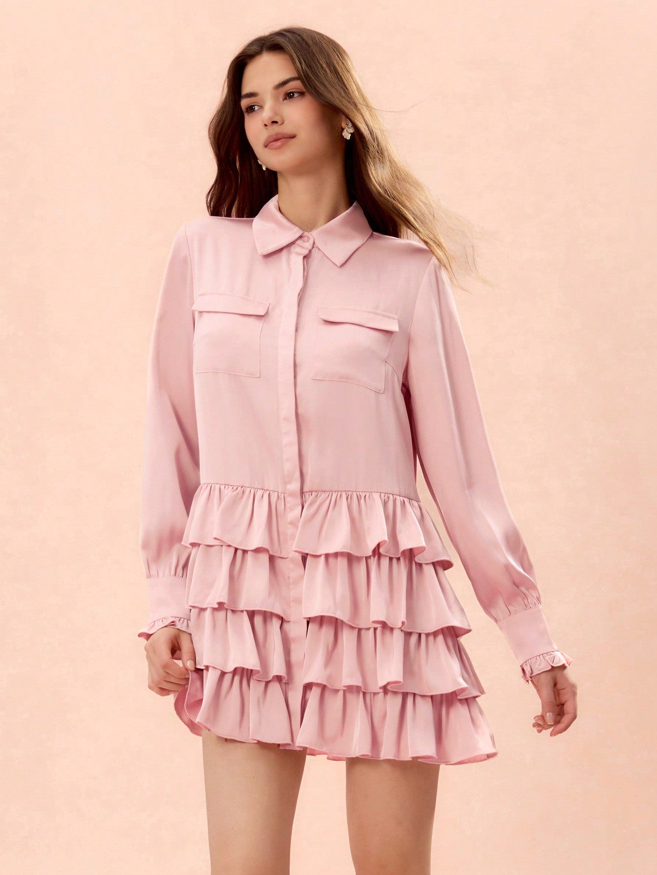 Get ready to turn heads with our Chic Layers dress! This Lotus Leaf Casual Dress for Autumn & Winter is the perfect combination of style and comfort. With its unique design and cozy fabric, you'll feel confident and fashionable in any setting. Say goodbye to boring winter outfits and hello to effortless chic.