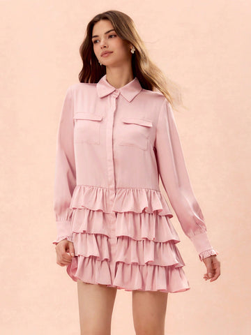 Get ready to turn heads with our Chic Layers dress! This Lotus Leaf Casual Dress for Autumn & Winter is the perfect combination of style and comfort. With its unique design and cozy fabric, you'll feel confident and fashionable in any setting. Say goodbye to boring winter outfits and hello to effortless chic.