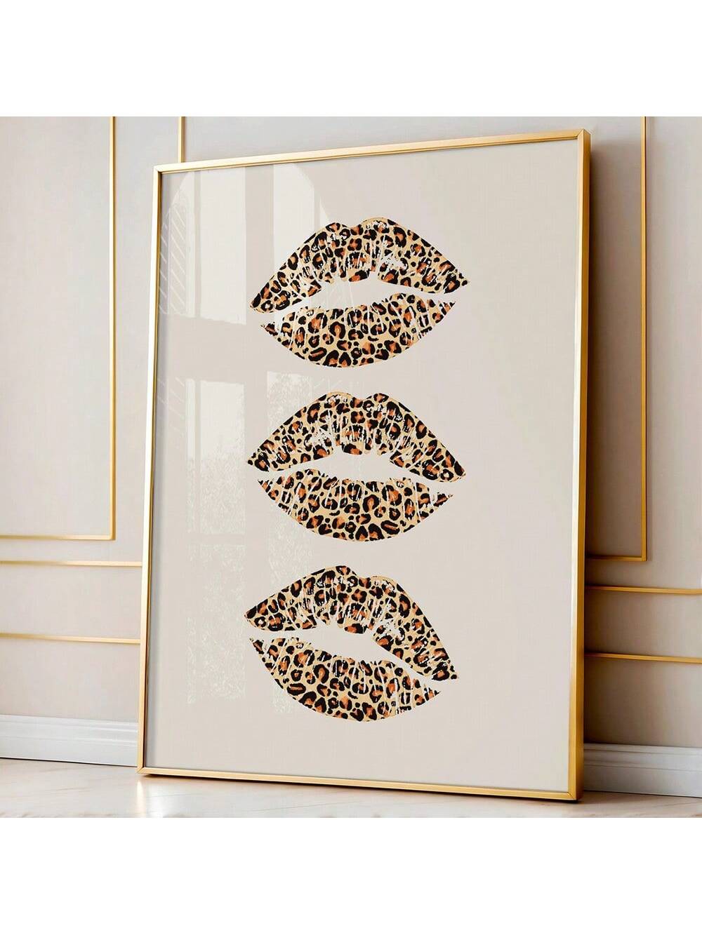 Add a fierce touch to your modern space with our Chic Leopard Lips Art Poster. With its bold design and preppy aesthetic, this canvas print is perfect for adding a playful element to any décor. Perfect for those who don't take themselves too seriously. Meow!