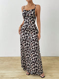 Look effortlessly elegant in any occasion with our Chic Leopard Print Maxi Dress! With a stylish leopard print design, this dress exudes a playful and quirky charm. Perfect for any event, it will surely turn heads and make you stand out from the crowd. Roar with confidence in this must-have dress!