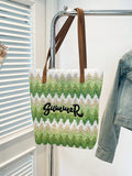 Get ready to turn heads with this Chic Letter Patchwork Straw Beach Tote! Lightweight and roomy, it’s your perfect companion for sunny beach days, summer travels, or holiday shopping sprees. The playful patchwork design adds a fun twist to your outfit while keeping all your essentials close. Stylish, practical, and totally summer-ready!