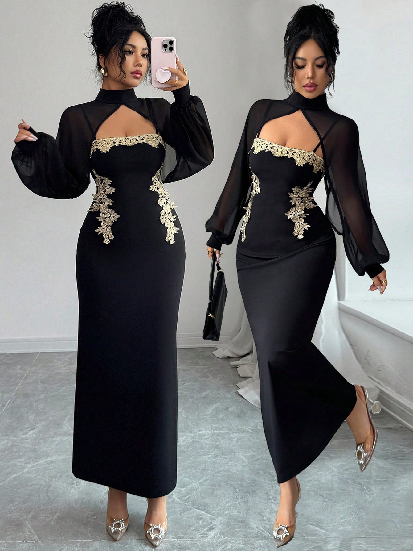 Embrace the magic of autumn with this stunning long dress that captures effortless elegance. Designed for those romantic fall moments, this chic piece features flowing lines and a sophisticated silhouette that flatters every figure. The rich seasonal hues and luxurious fabric drape beautifully, making it your go-to choice for everything from cozy date nights to festive gatherings. Whether you're strolling through crisp leaves or dancing under golden hour light, this dress brings that perfect blend of grace 