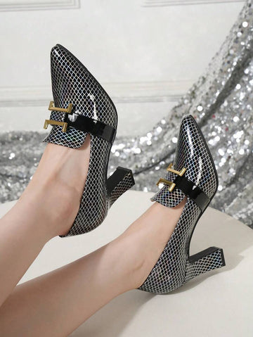 Step up your style game with these Chic Minimalist Pointed Toe Pumps. Featuring a sturdy chunky heel, they’re perfect for powering through your workday with comfort and flair. Their sleek, pointed toe adds a dash of sophistication, making these pumps the ultimate versatile office companion that effortlessly transitions from meetings to after-hours fun.