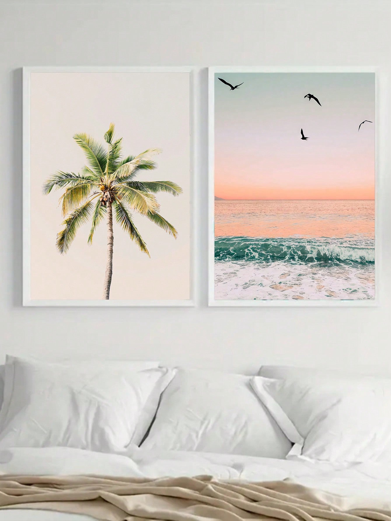 Elevate your beach cottage aesthetics with our Chic Palm Tree & Ocean Wave Canvas Set. This perfect combination will transport you to paradise with every glance, bringing a touch of playful and quirky vibes to your home decor. Add a fun and unique touch to your space with this charming canvas set!