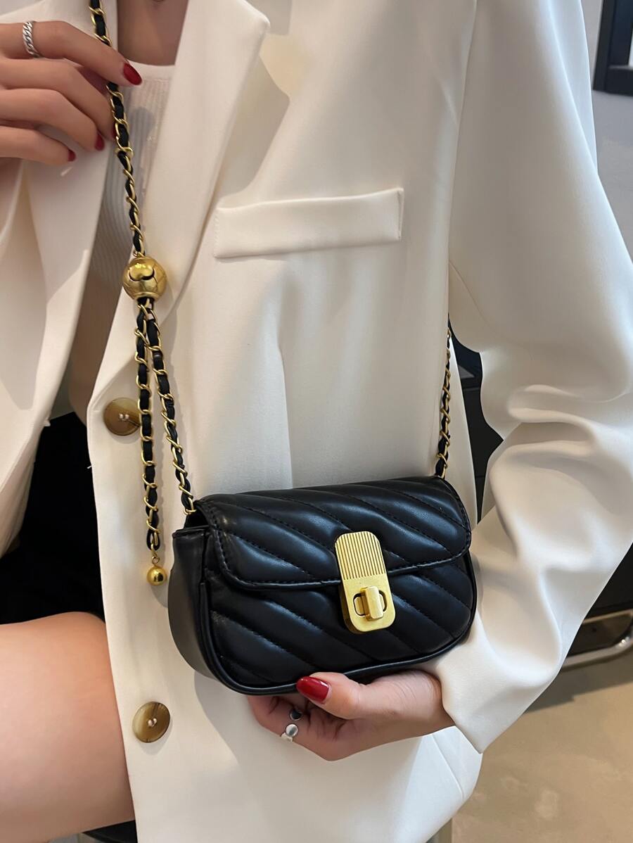 Elevate your everyday style with this gorgeous pink PU bag that's equal parts chic and versatile. Featuring eye-catching tonal stitching that adds dimension and a sleek adjustable chain strap, it's designed to transition seamlessly from casual outings to special occasions. The structured silhouette offers plenty of room for your essentials while maintaining that polished look you're after. Whether you're running errands, heading out on a date, or searching for the perfect gift, this bag delivers style and f