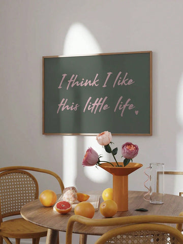 Transform your space into a sanctuary of calm with this stunning typography wall art that celebrates the art of slowing down. Featuring soft pink and sage green hues, this frameless poster brings modern elegance and mindful inspiration to any room. Perfect for creating a cozy corner that whispers "take a breath" every time you glance at it. Whether you're decorating a bedroom, office, or living area, this piece adds personality and purpose without the fuss of framing. Let your walls tell a story of intentio