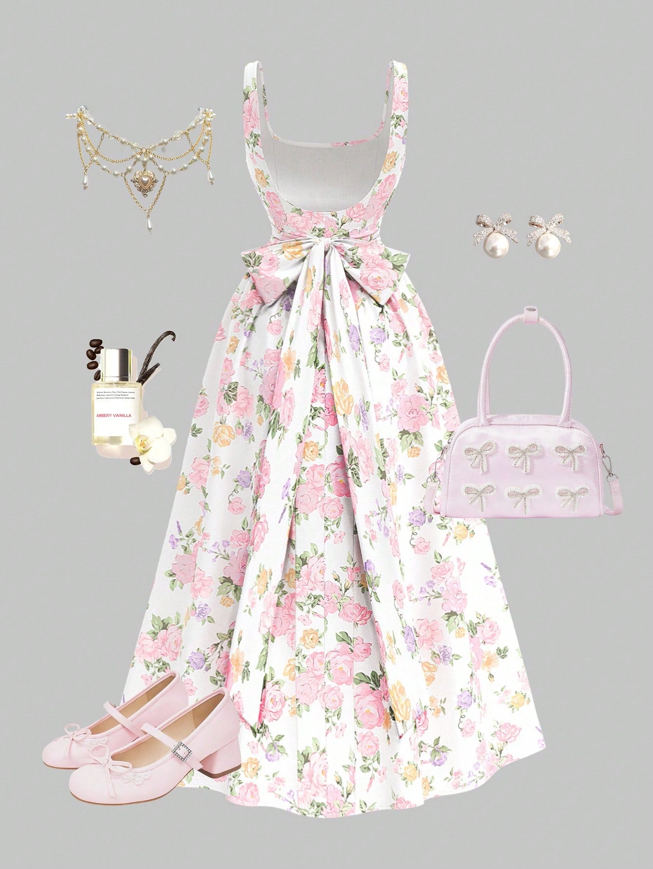 Turn heads at your next celebration in this stunning backless floral print dress! Designed for the modern plus-size woman, this chic piece features a gorgeous bow accent that adds a touch of elegance and playfulness. The vibrant floral pattern brings life and personality to any occasion, whether you're attending a holiday gathering or an afternoon tea party. The daring backless design creates a flattering silhouette while keeping things fun and flirty. Perfect for making a bold fashion statement that's uniq