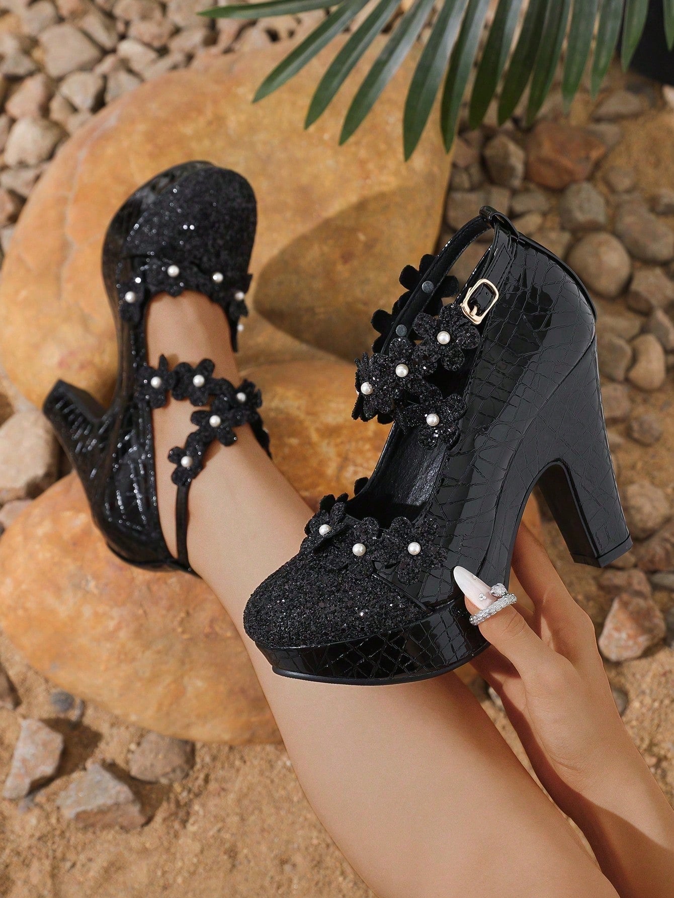 Step into charm and confidence with these Chic Plus Size Lolita High Heels. Designed for women and students who love a playful twist on classic style, these original shoes blend comfort with eye-catching flair. Perfect for adding a touch of whimsy to any outfit, they make every step a statement.