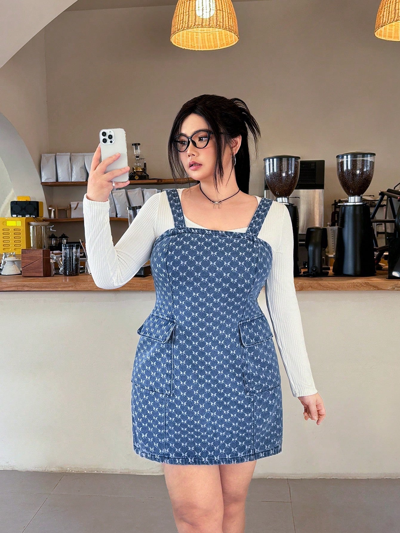 Step out in style with this Chic Plus Size Denim Dress, featuring a playful bow detail that adds a touch of charm to your look. Designed for comfort and confidence, its flattering fit and breathable denim fabric make it perfect for any casual outing or weekend adventure. Effortless fashion has never looked this fun!