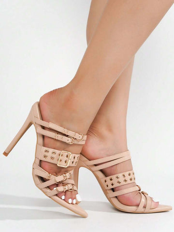 Step out in style with these chic pointy-toe denim high heels, featuring trendy buckle details that add a fun twist to your casual look. Perfect for turning everyday outfits into fashion statements, these heels blend comfort and flair effortlessly. Whether you're heading out for brunch or a night on the town, these playful shoes will keep you looking fabulous and feeling confident.