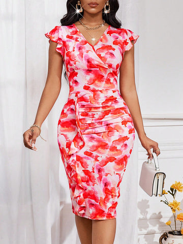 Elevate your office ensemble with our Chic Polka Dot Ruffle Office Dress for Women! This stylish workwear piece combines playful polka dots and elegant ruffles for a touch of charm and sophistication. Add a touch of chic and finesse to your work wardrobe.