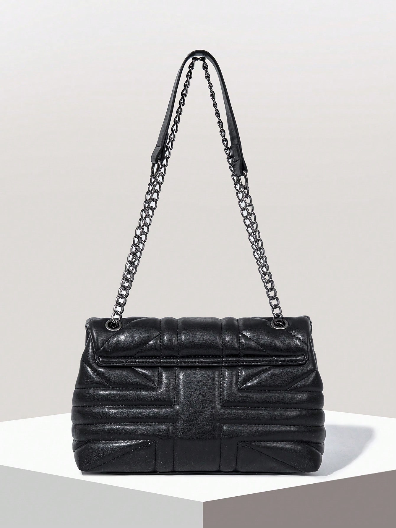 Add a touch of flair to your daily look with this Chic Quilted Underarm Shoulder Bag. Its stylish quilted design and shiny chain strap make it the perfect playful companion for any outfit. Compact yet roomy enough for essentials, this messenger bag keeps your hands free and your style on point wherever you go.