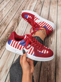 Step up your style game with these chic red and white splice low-top skateboard shoes designed just for women who love to stand out. Perfect for casual outings or adding a fun twist to special occasions, these shoes blend comfort and flair effortlessly. Whether you're cruising the streets or turning heads at a party, their vibrant colors and sleek design keep your look fresh and playful all day long.