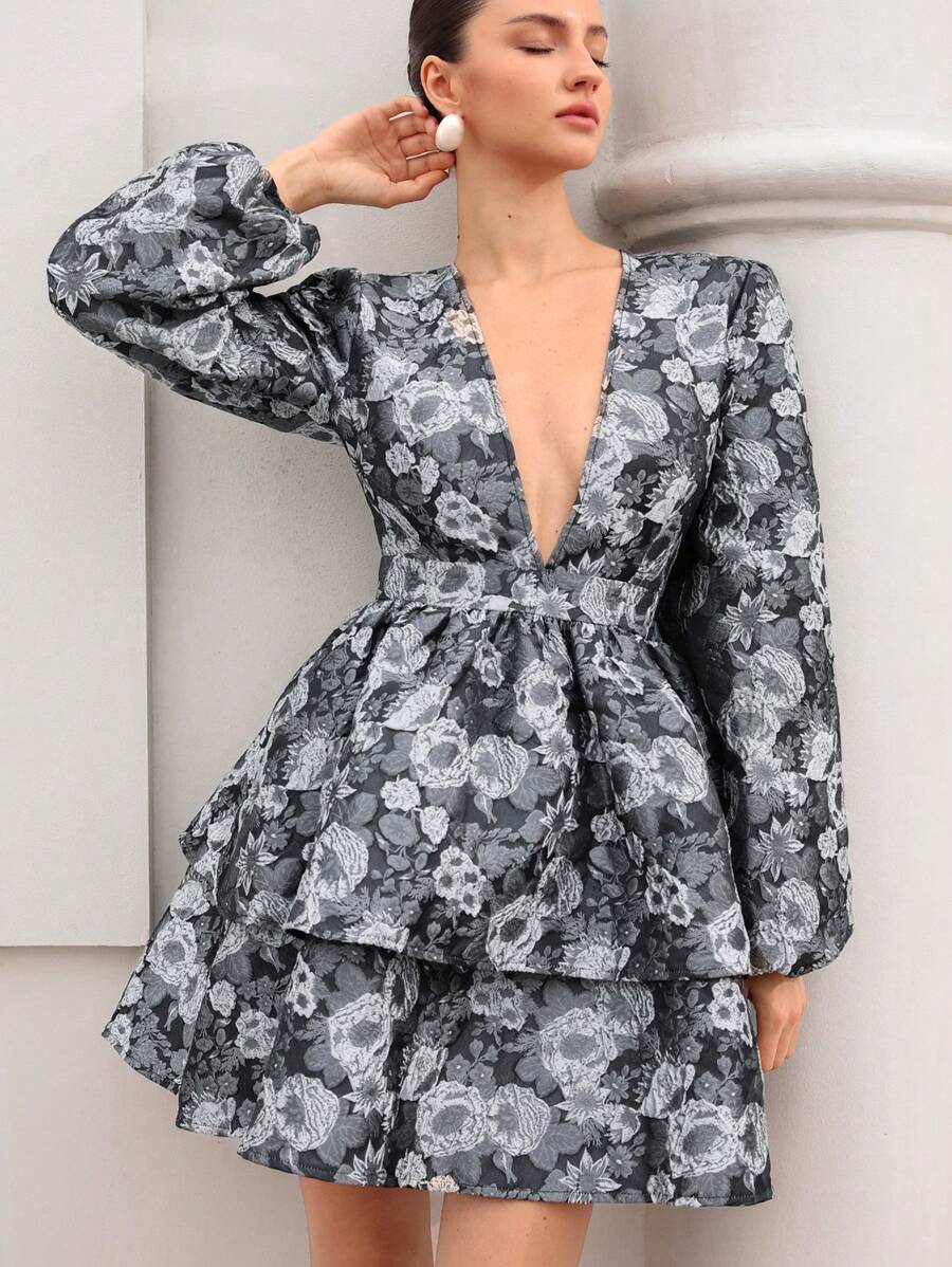 Step into timeless charm with this Chic Retro Floral Mini Dress, featuring playful puff sleeves that add a flirty touch. Perfect for breezy spring days or crisp fall afternoons, its vibrant floral pattern brings effortless style to any occasion. Lightweight and comfortable, this dress lets you twirl through the seasons with ease and confidence.