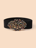 Elevate your Halloween party look with our Chic Rhinestone-Embellished Belt for Coats and Dresses. With its eye-catching rhinestone design, this belt will add a touch of glamour to any outfit. Perfect for both coats and dresses, it's the perfect accessory for your spooky celebrations.