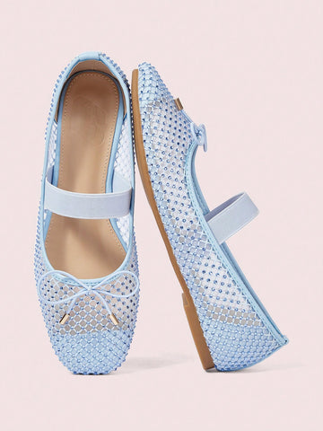 Slip into effortless style with our Chic Rhinestone Bow-Detailed Flat Loafers. Featuring a stunning rhinestone bow detail, these flats add a touch of sophistication to any look. With their comfortable flat design, you can effortlessly walk all day while looking chic and stylish. Upgrade your shoe collection today!