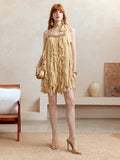 Step into style with this Chic Ruffled Beaded Chiffon Mini Dress! Lightweight and breezy, it’s perfect for back-to-school days or casual holiday fun. The playful ruffles and delicate beadwork add a touch of sparkle, making every moment feel special. Easy to dress up or down, this mini dress keeps your look fresh and flirty wherever you go.