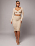 Elevate your romantic moments in this dreamy sage green two-piece set that's perfect for Valentine's Day, spring celebrations, or any occasion calling for effortless elegance. The soft, muted green hue flatters every complexion while the coordinated pieces work together seamlessly for a polished, put-together look. Whether you're planning a cozy date night or attending a spring gathering, this versatile set strikes the ideal balance between chic and comfortable. Dress it up with heels and jewelry or keep it